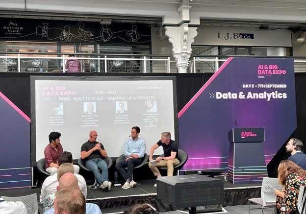 Warren Barrie, at AI and Big Data presenting “Built to Scale - Ramping Up AI Projects.”
