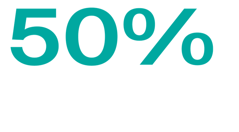 50 % emission reduction