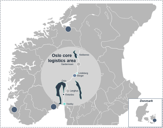 Bulk Industrial Real Estate locations