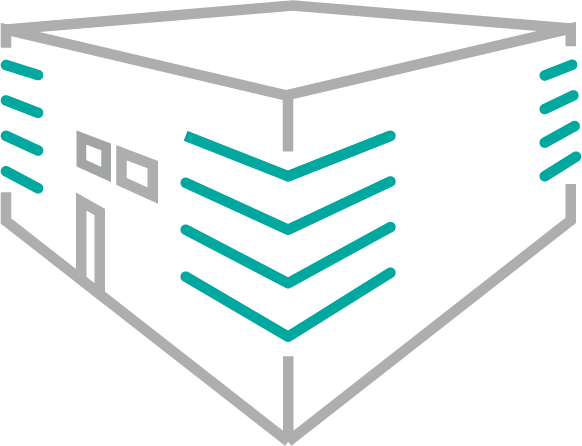 Bulk vector icon for building