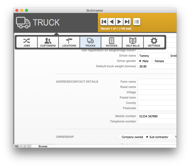 Why use BulkMaster? - the BulkMaster navigation panel